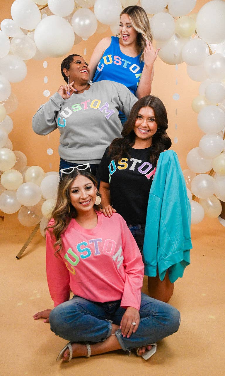 Sugar Stitch - Wholesale Sweatshirt - Women's - Soft Chenille Custom Sweatshirt1