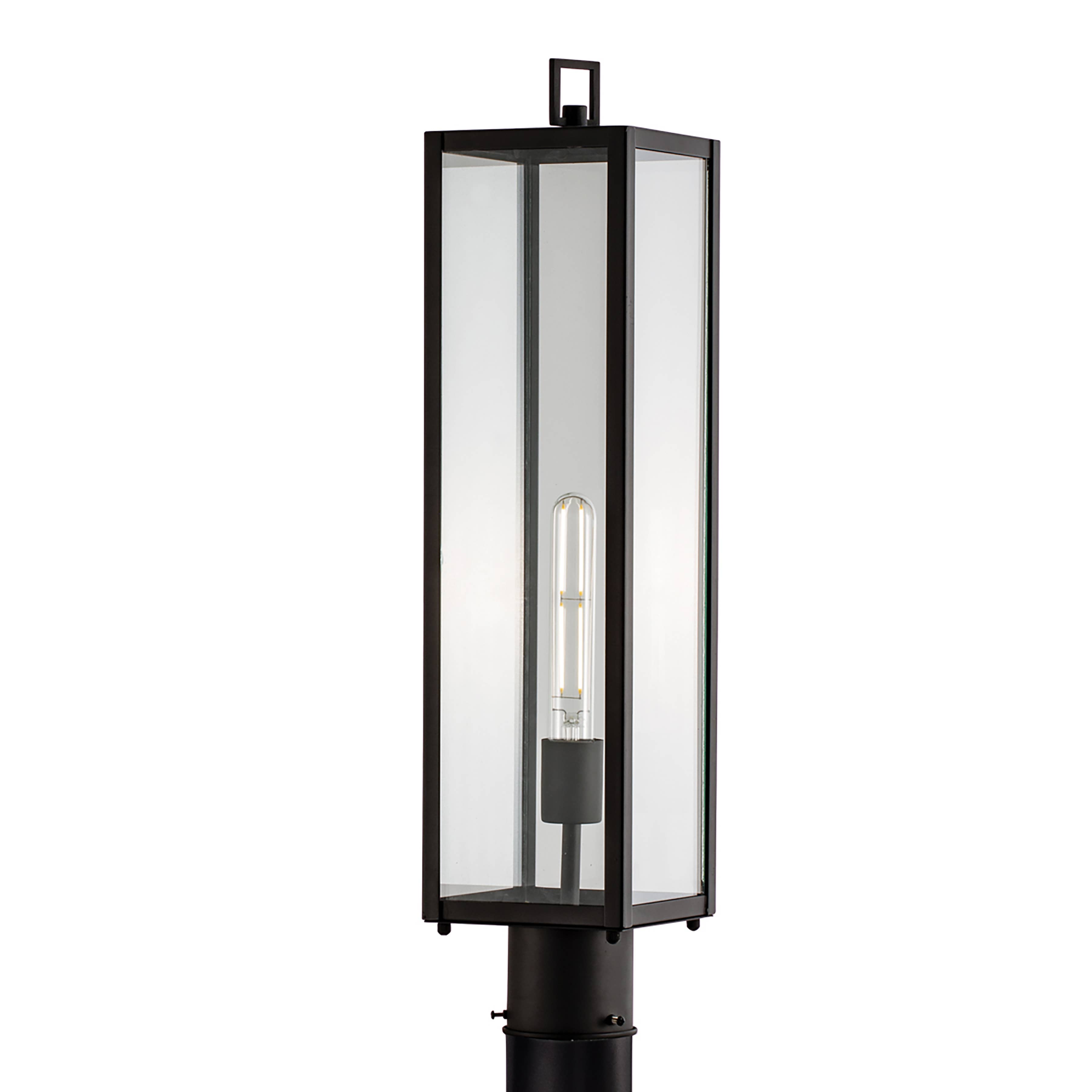 Capture 24.5'' High 1-Light Outdoor Post Light - Matte Black for wholesale on Faire0