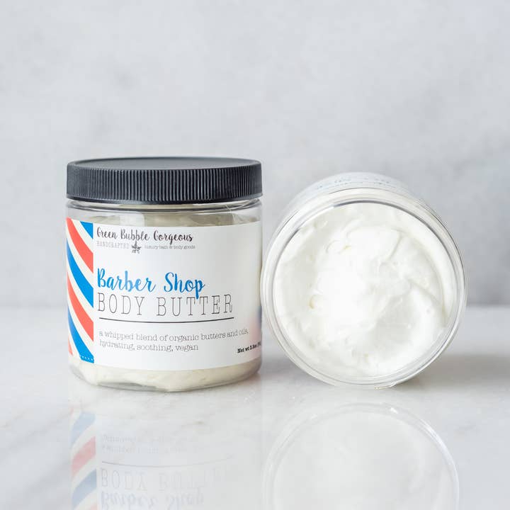Barber Shop Body Butter for wholesale by Green Bubble Gorgeous