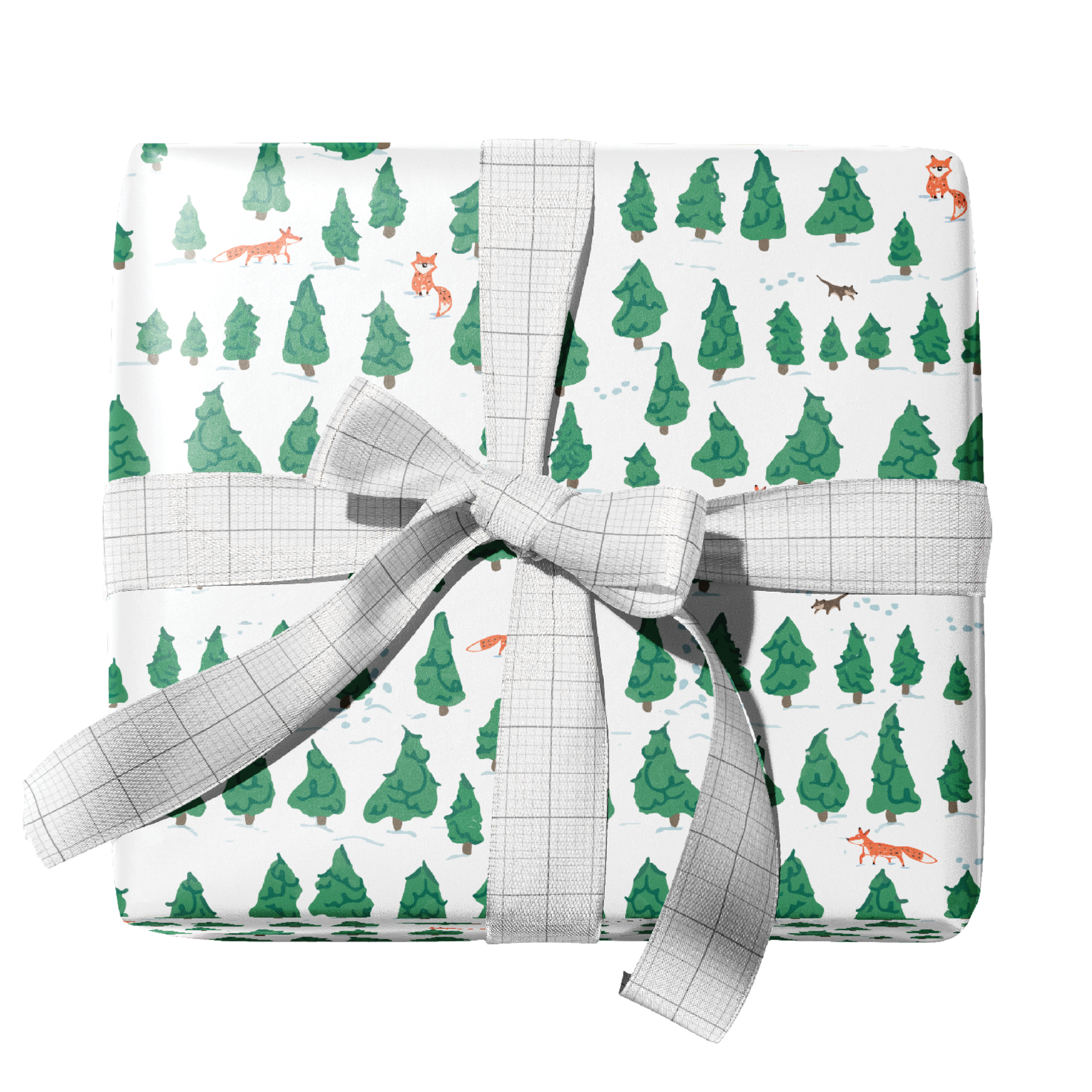 Ramus & Co. - Wholesale Wrapping Paper Roll - Pine Forest Gift Wrap Double-Sided0