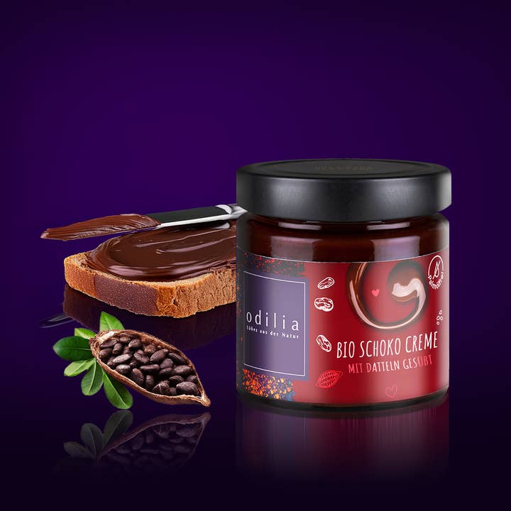 odilia - Wholesale Jam/Jelly - Organic Date chocolate Cream 200 g3