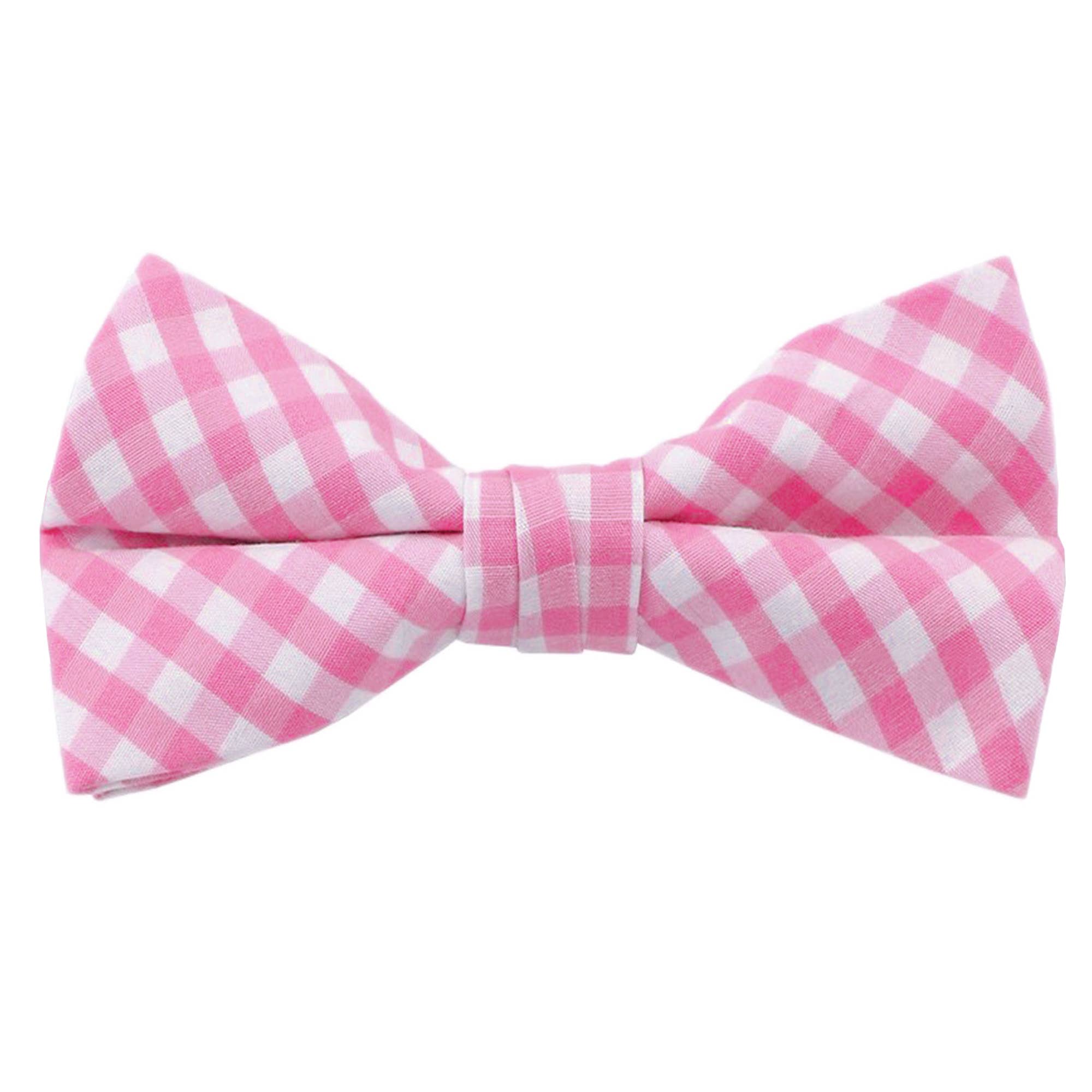Jacob Alexander – wholesale Bow Tie - Men’s – Men's Gingham Checkered Bow Tie11