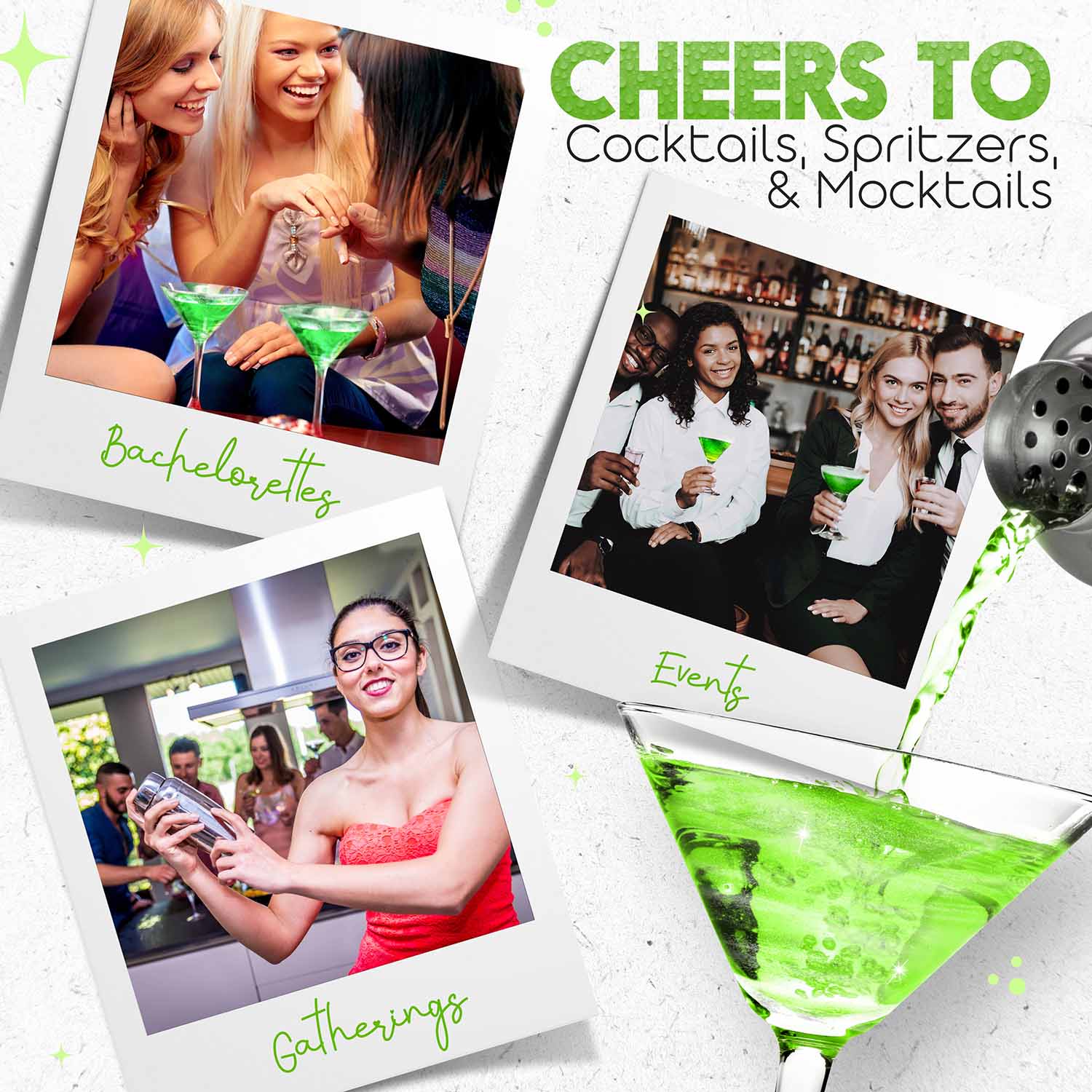 ThousandOaksBarrelCo. - Wholesale Cocktail Mix/Syrup - Pizzazz Martini Mix- Appletini5