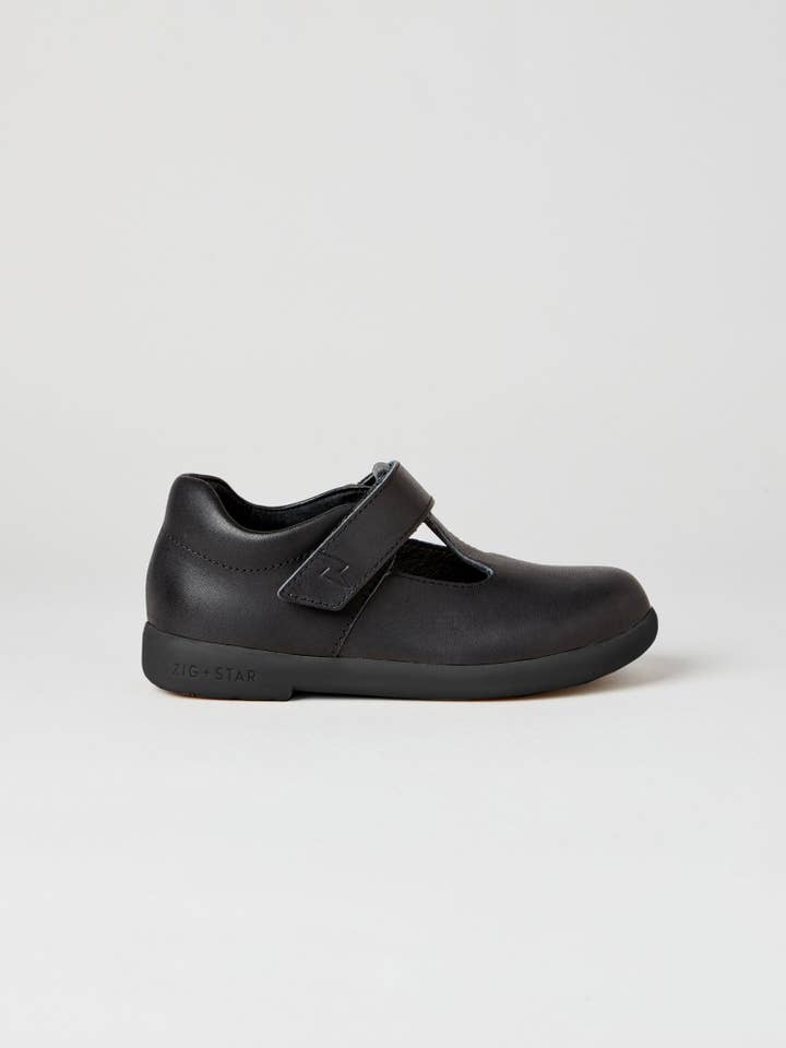 Astro Infant Kids' Shoe Black with Black Sole for wholesale by ZIG+STAR