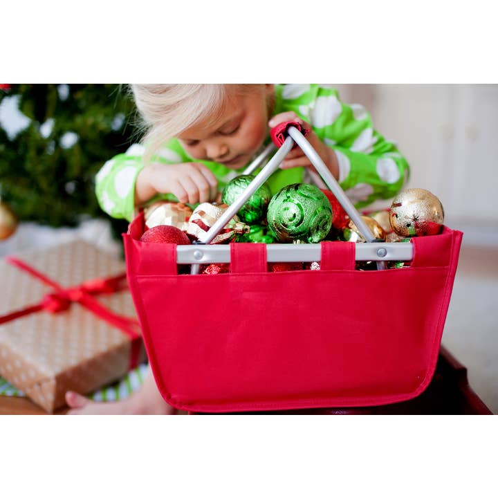 Viv&Lou - Wholesale Grocery/shopping bag - Red Mini Market Tote2
