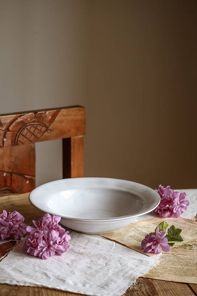 Pure Table Top Ltd - Wholesale Dinner Plate - Complements Potter Soup Plate - Stone1