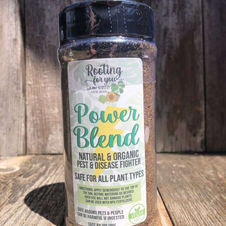 Rooting For You Plant Nursery - Wholesale Fertilizer - Power Blend -16oz by Volume Shaker - Organic - VEGAN - Oregon Licensed Nursery - Can be used with all soil types1