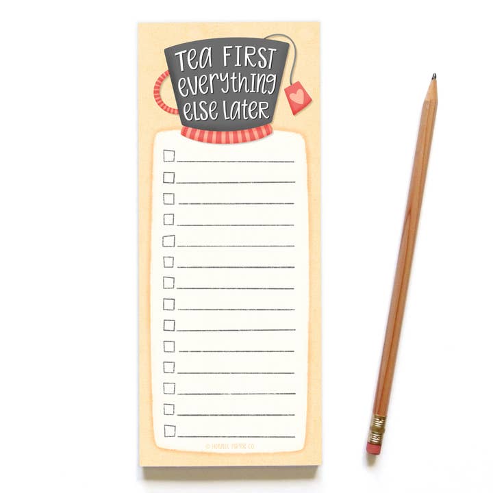 Hennel Paper Co. - Wholesale Notepad - Notepad - Tea First2