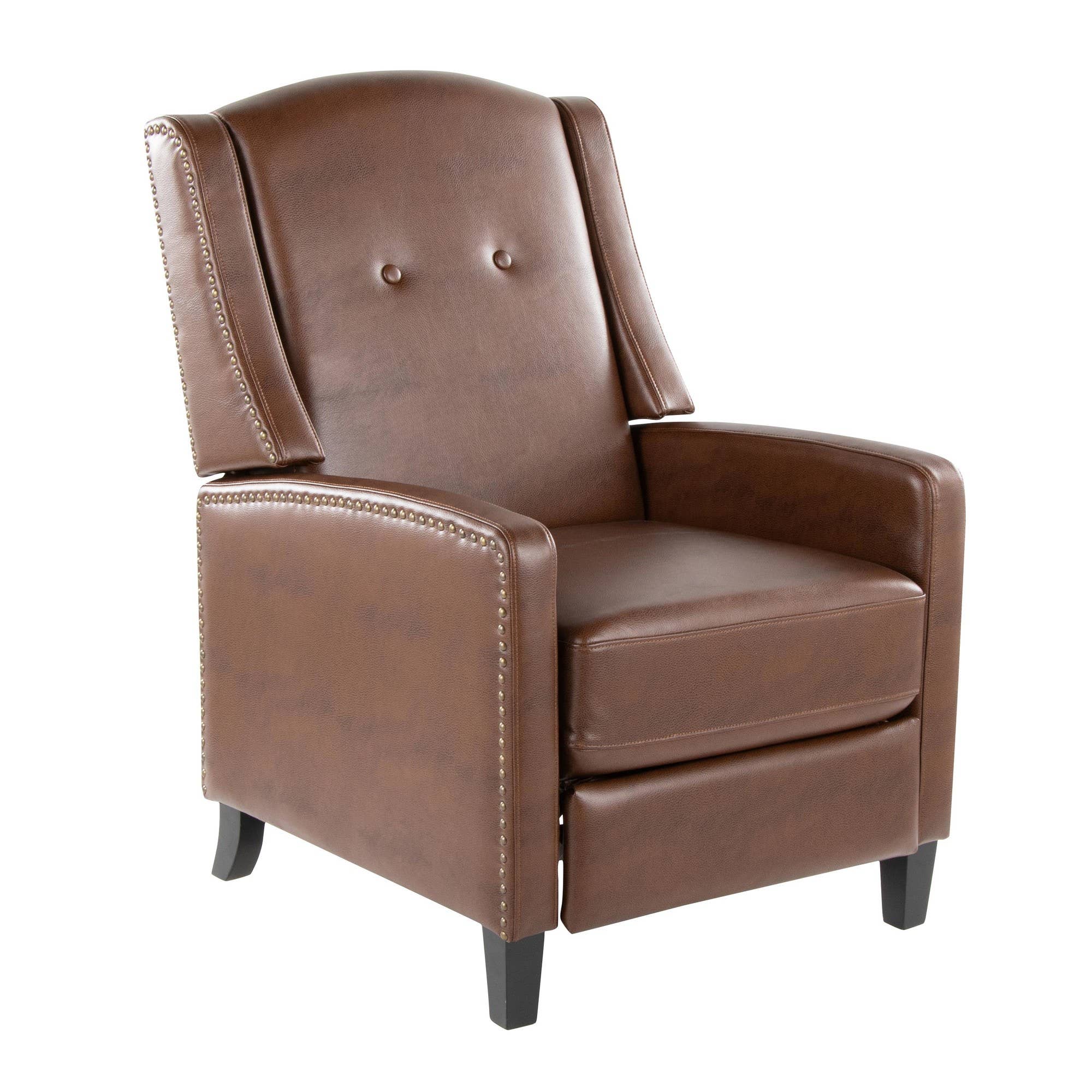 Stanley Recliner in Black Wood for wholesale on Faire19