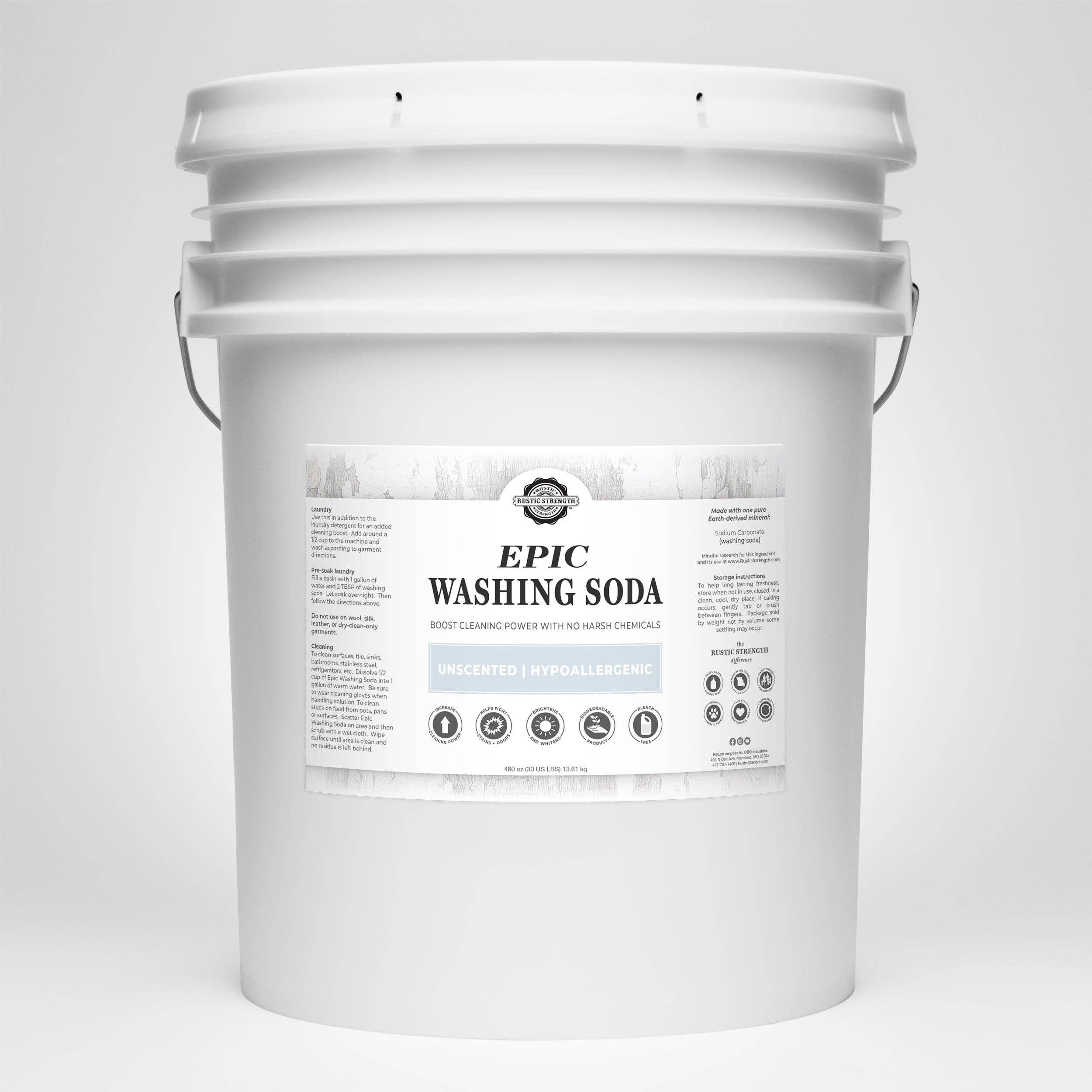 Rustic Strength - Vente Nettoyant multi-surface - Cristaux de soude épiques2