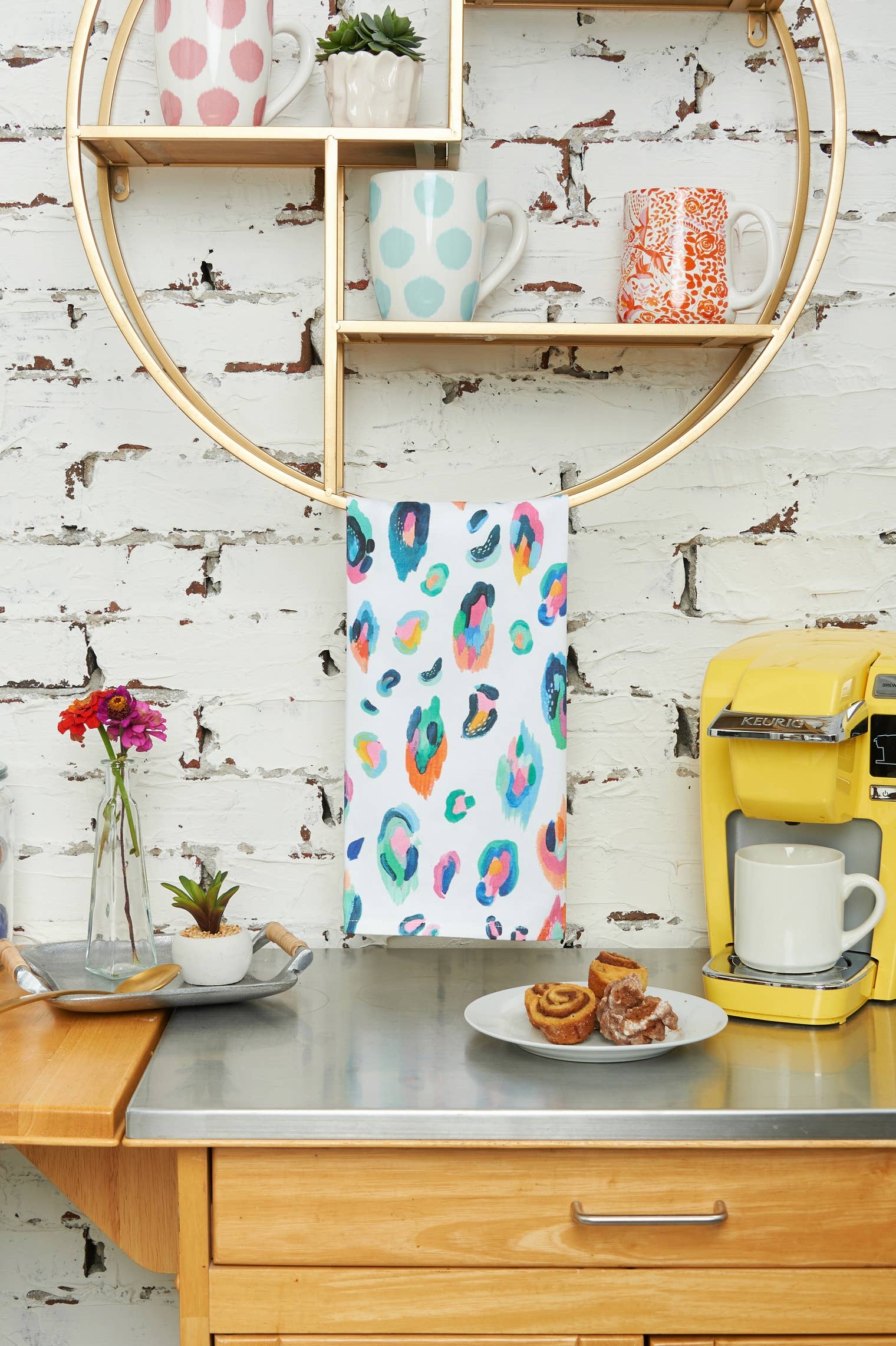 carol & frank - Wholesale Tea Towel - SALE Bright Leopard Kitchen Towel2