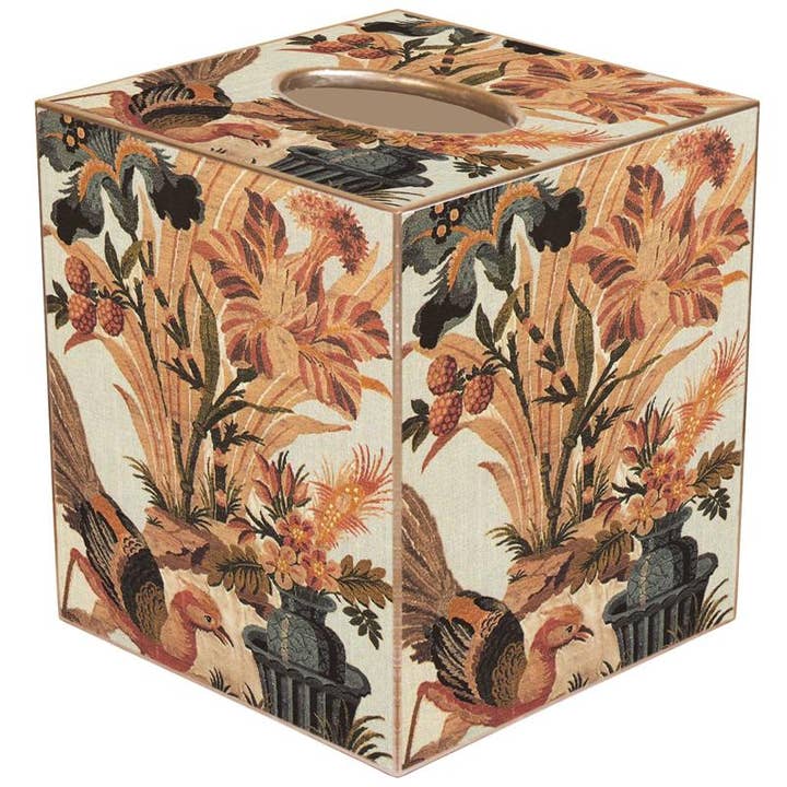TB1483- Asian Bird Tissue Box Cover for wholesale by Marye-Kelley