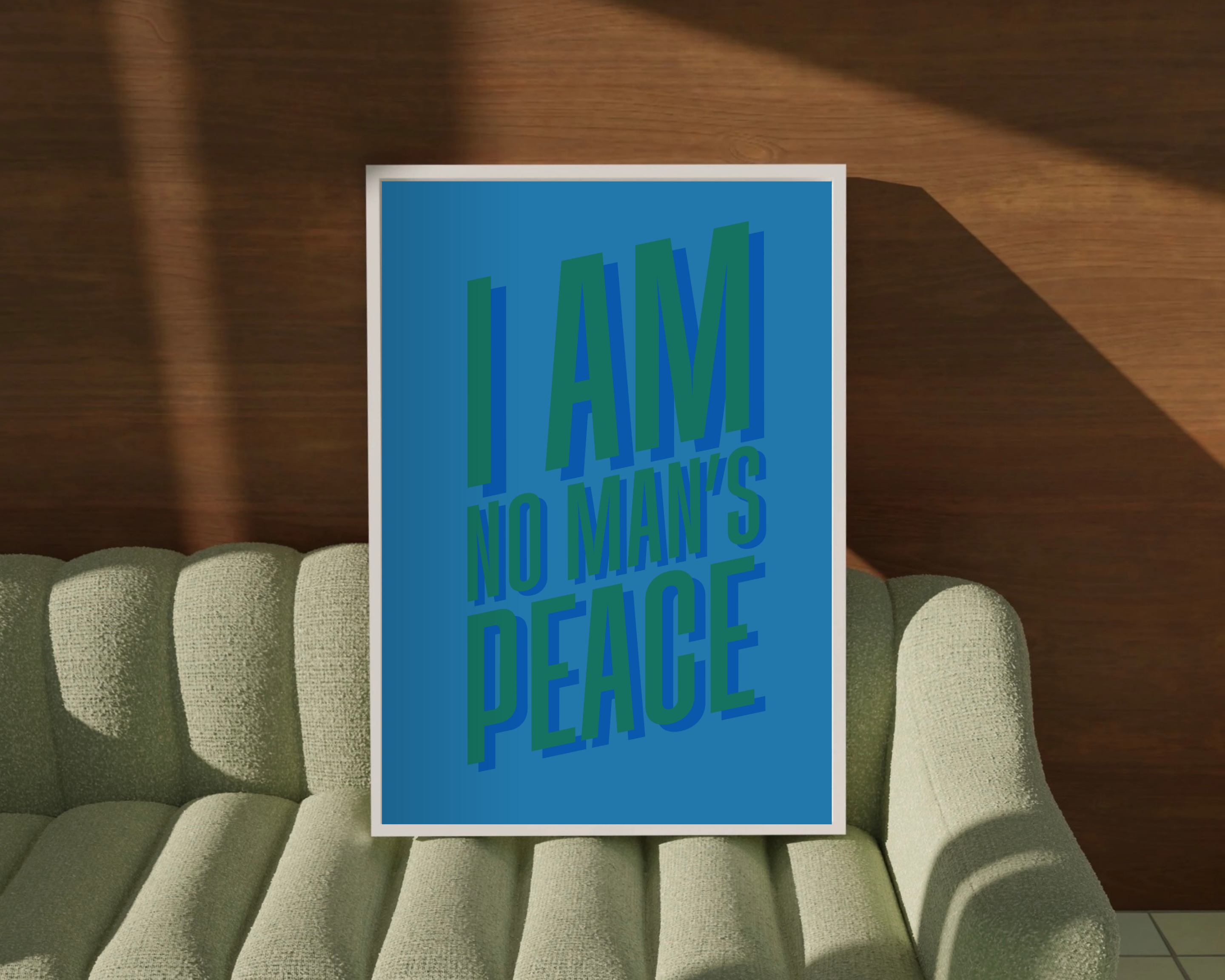 Olive Street Collective - Wholesale Art Print - I Am No Man's Peace Print17