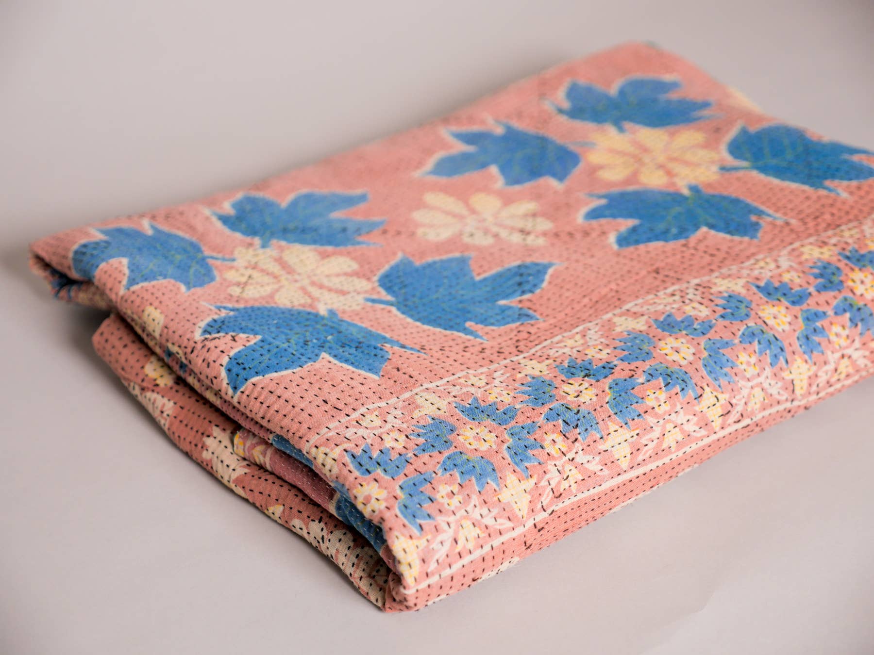 Storie - Vendita all'ingrosso Plaid - Plaid Kantha vintage in cotone, selezione casuale13