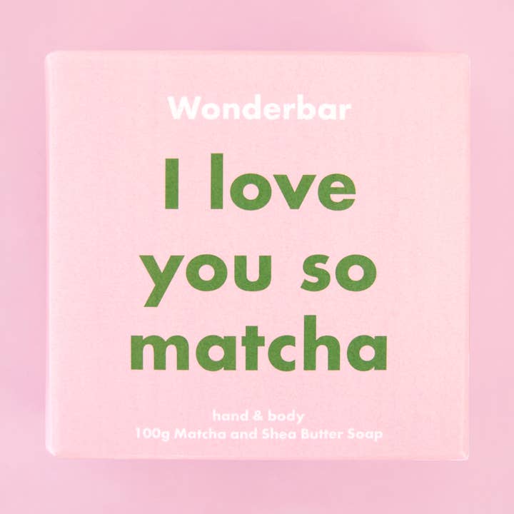 Matcha & Shea Butter Soap for wholesale by Wonderbar