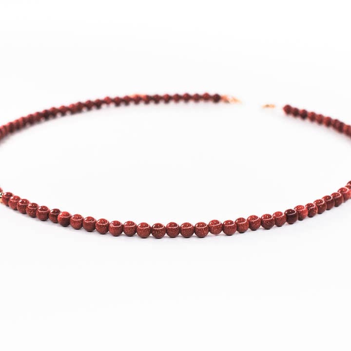 Goldstone Solo Mini Choker för wholesale av Ripple | Reiki Infused Jewelry