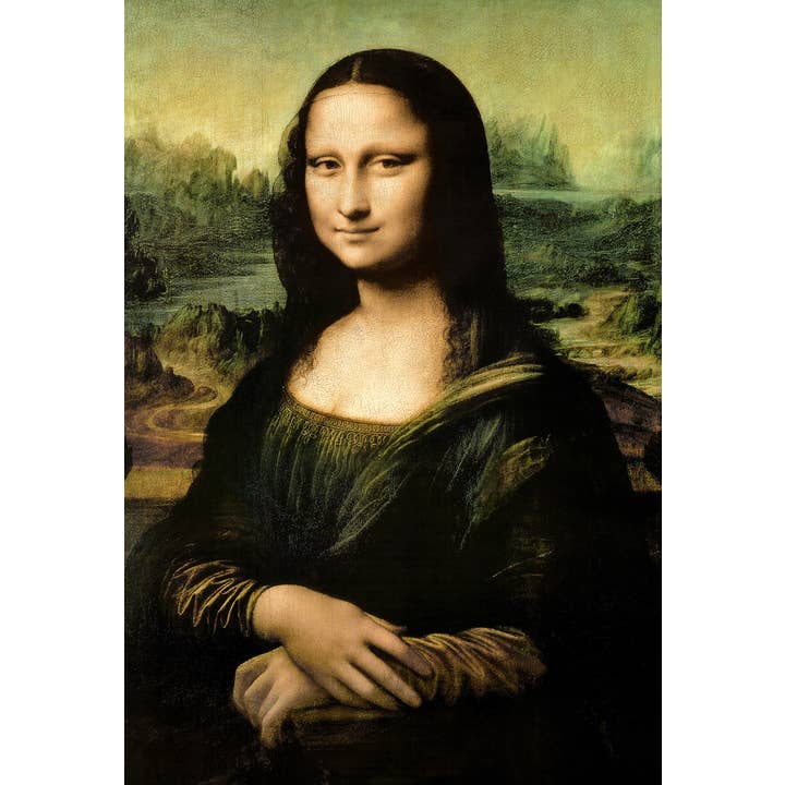 Leonardo Da Vinci Mona Lisa Poster 12x18 for wholesale by Gotham Gifts