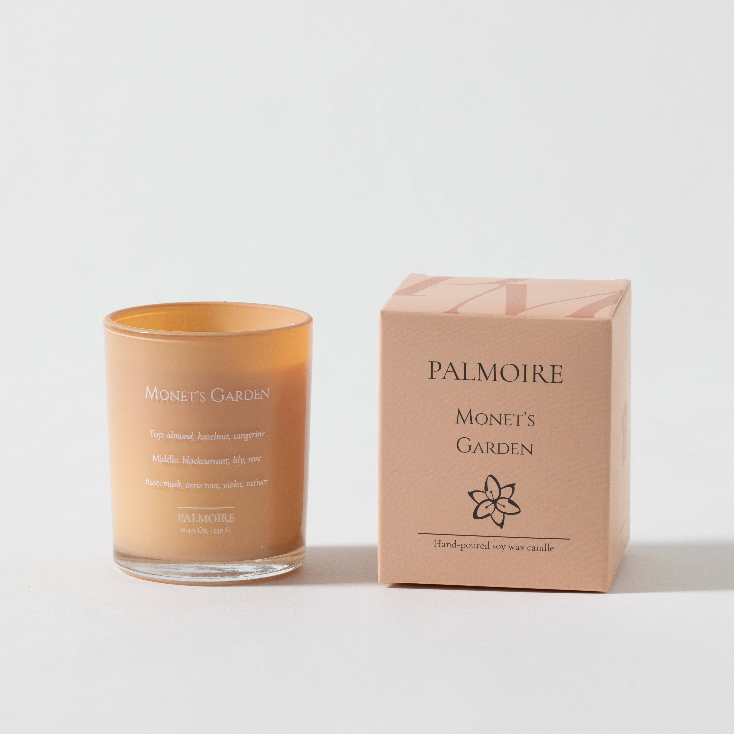 Palmoire Home Fragrance - Wholesale Jar/Filled Candle - Monet's Garden Soy Wax Candle [rose/lily/almond]7