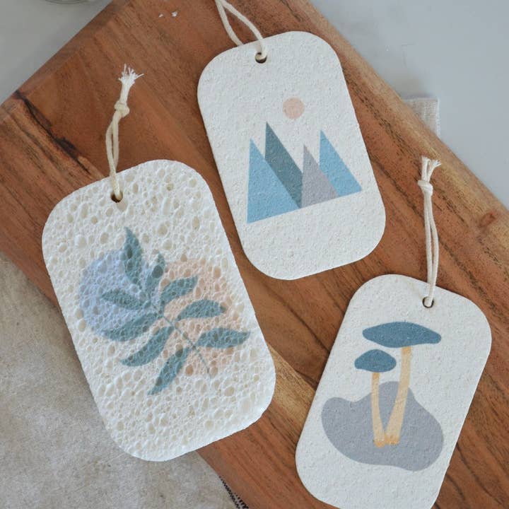 Me Mother Earth - Wholesale Dishcloth - Pop Up Dish Sponges 3-Pack | Compostable + Zero Waste