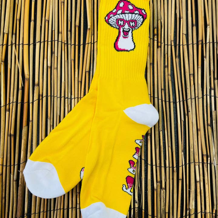 Gafas Happy Hour | Calcetines Shroom | Amarillo para venta al por mayor de Happy Hour Shades