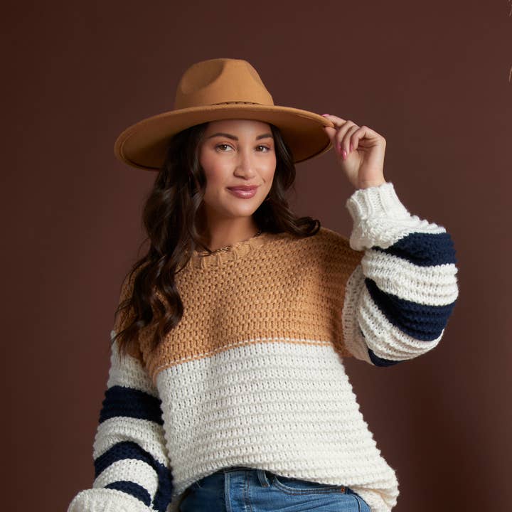 Ranch bred skygge hat for engroshandel hos Elsie & Zoey