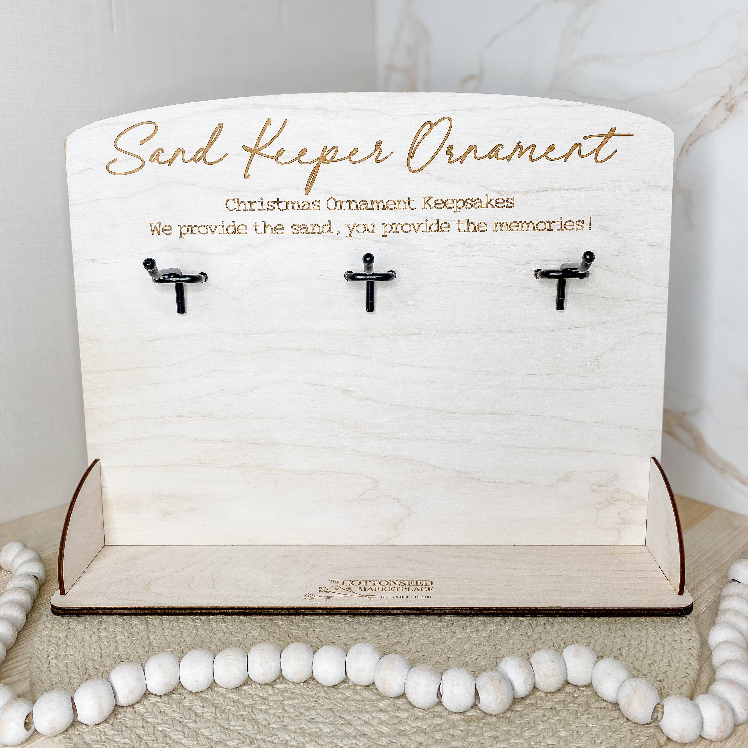 The Cottonseed Marketplace - Wholesale Ornament - Sand Keepsake Ornament - Sand Dollar5