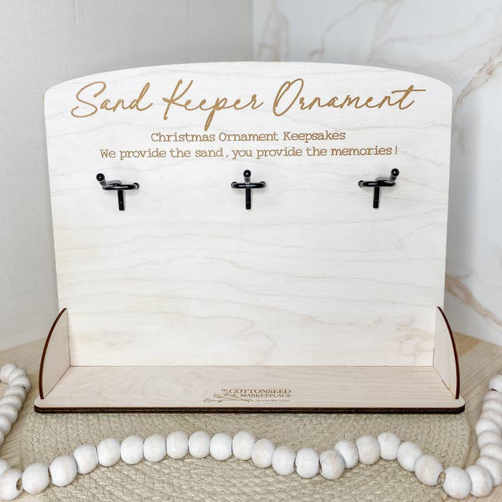 The Cottonseed Marketplace - Wholesale Ornament - Sand Keepsake Ornament - Sand Dollar5