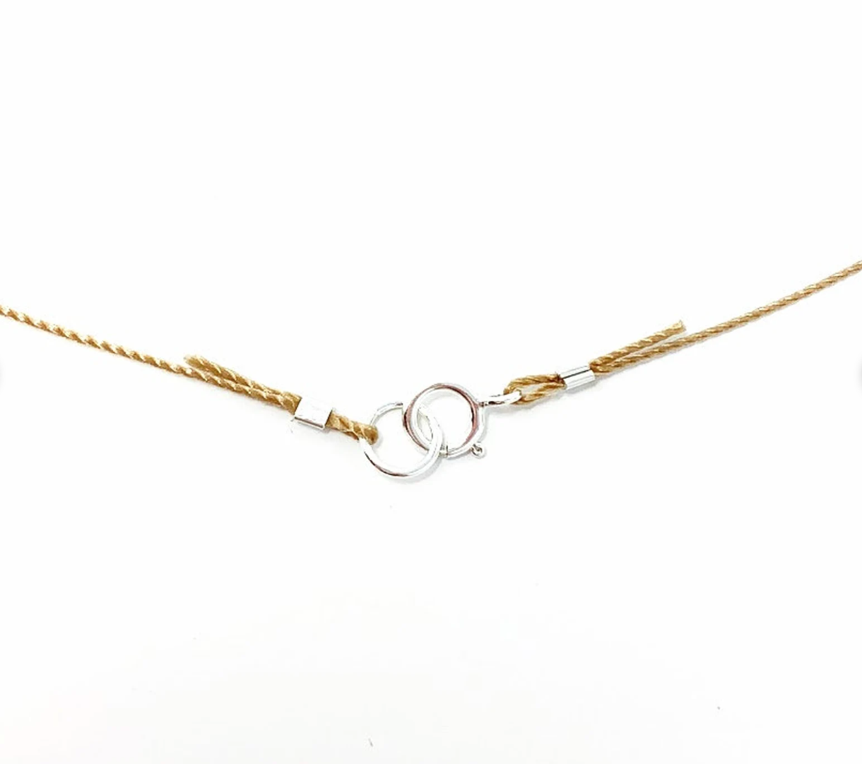 Merelani Designs – Colar pingente/pendente por atacado – Colar de Corda com Coração de Lavanda4