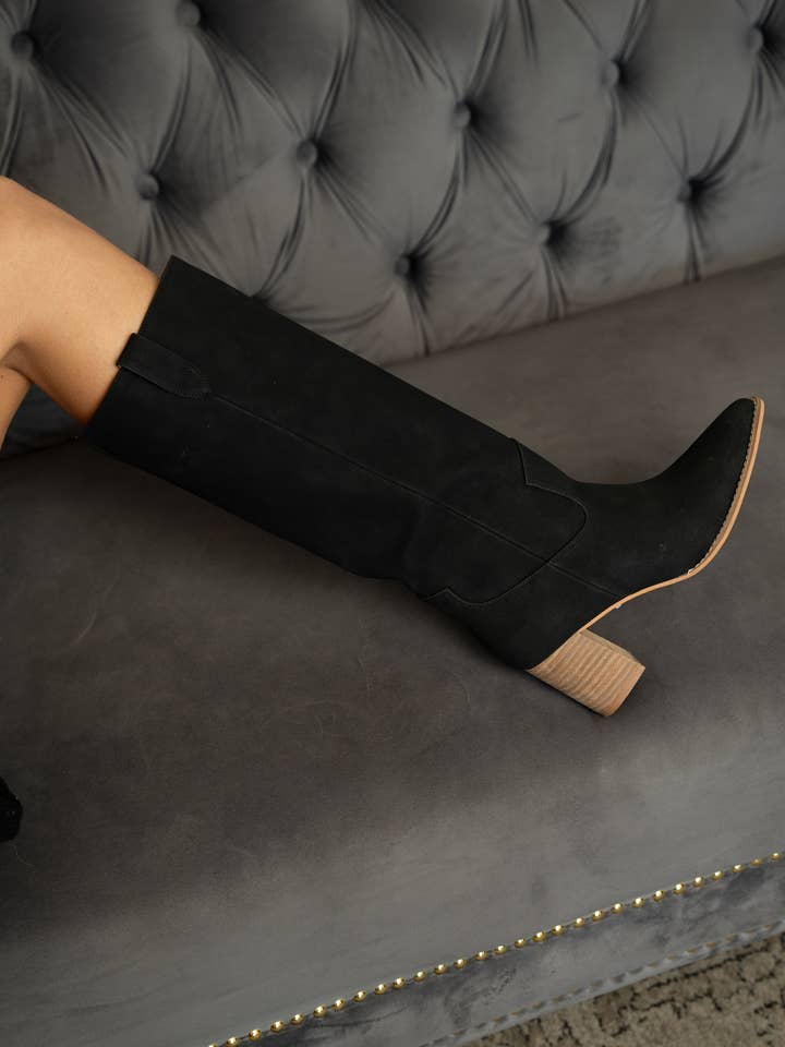 CCOCCI - Wholesale Cowboy Boots - Women's - ARIANA MID KNEE LENGTH COWBOY BOOT
