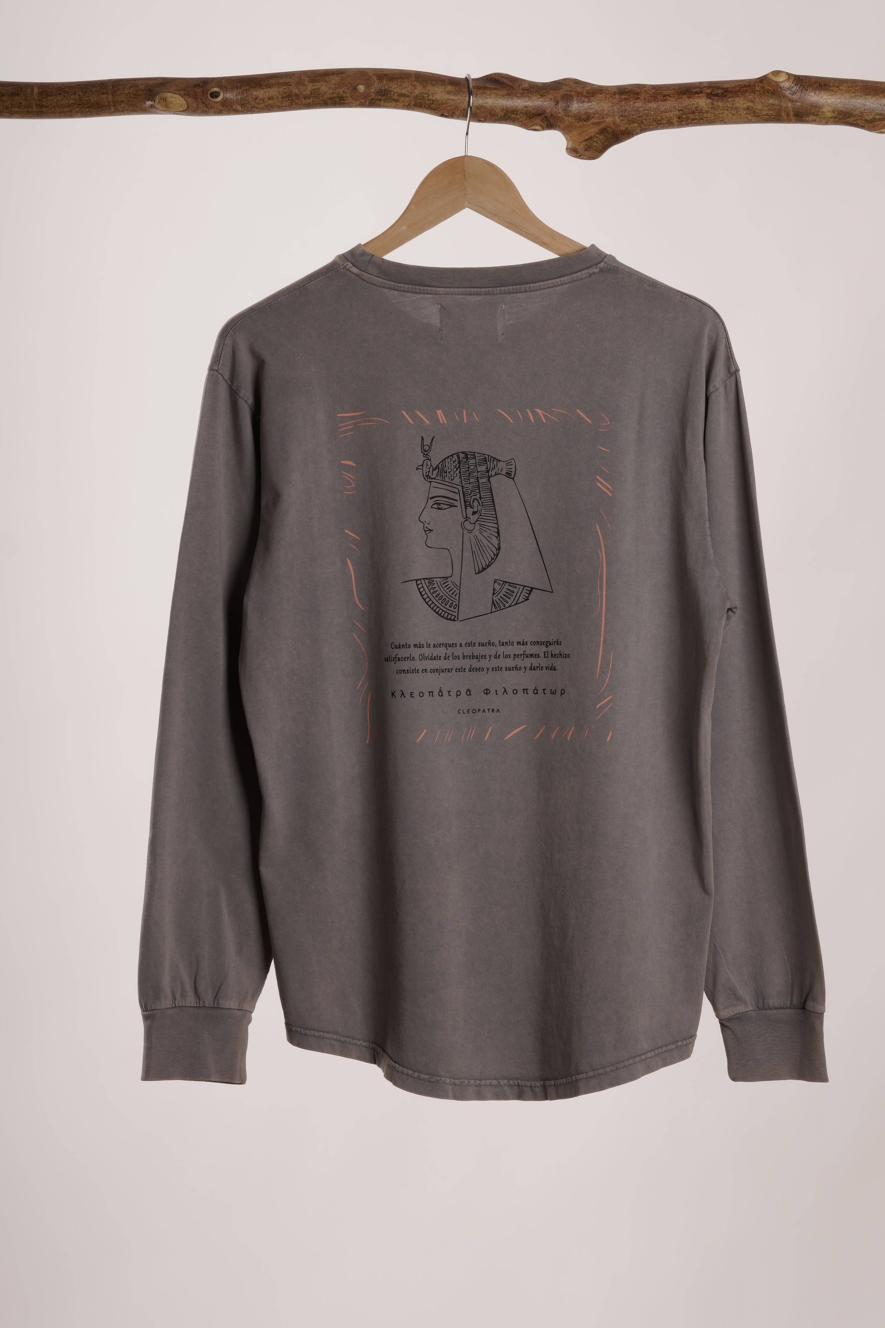 Oce Clothing - Wholesale Screen Printed T-Shirt - Women's - Long sleeve Cleopatra Shirt3