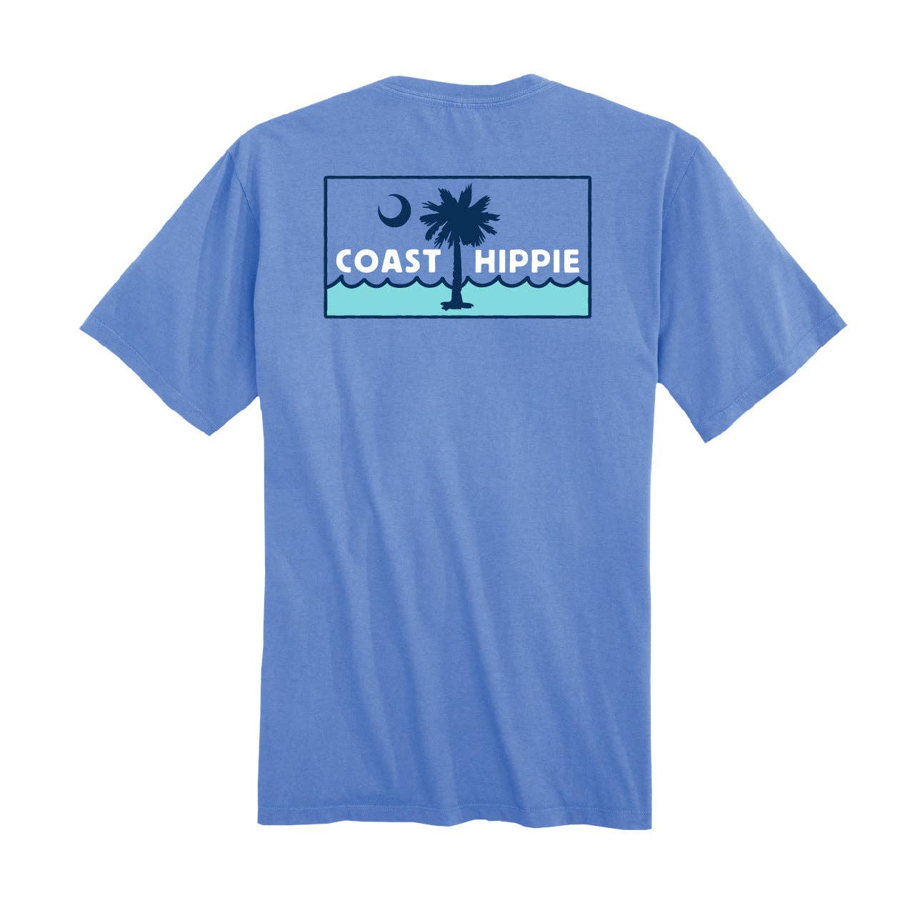 Coast Hippie - Wholesale Screen Printed T-Shirt - Unisex - SC Flag SS2