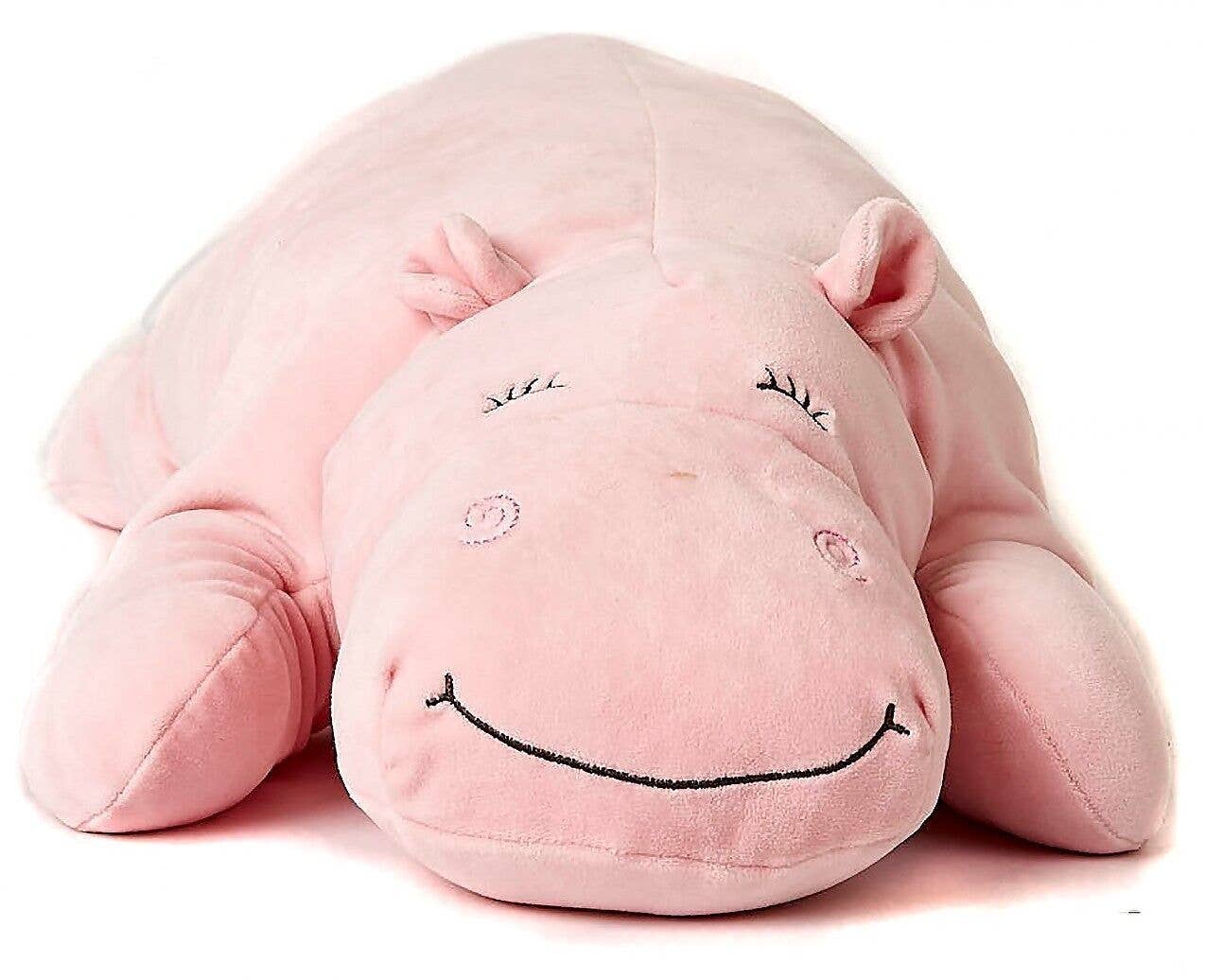 Uni Toys - Wholesale Stuffed/Plush Toy - Kids & Baby - Cushion - pink hippopotamus - ultra soft - cuddly/plush toy1