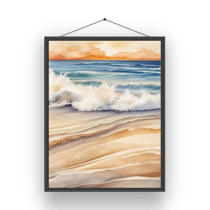 Abstract Ocean Art Print 002 por atacado de Modera Studio