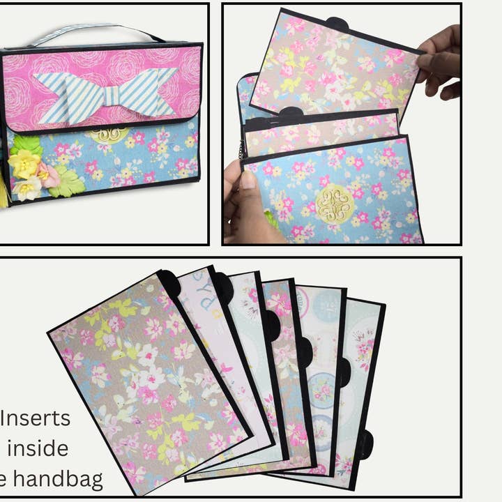 CrafTreat - Vendita all'ingrosso Scrapbooking - Modelli per album di ritagli fai da te per borsa regalo CrafTreat per album fotografici
