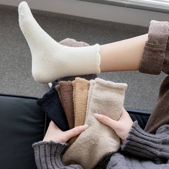 MKS America - Wholesale Socks - Women's - Fluffy Soft Plush Socks2