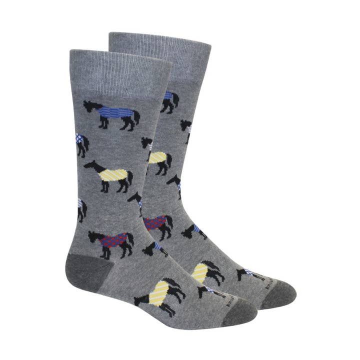 Meriwether (Race Horse) Socks for wholesale by Brown Dog