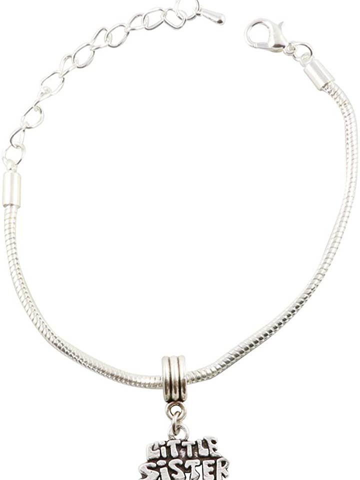 Emerald Park Jewelry Little Sister Snake Chain Charm Bracelet for wholesale by Dave The Bunny