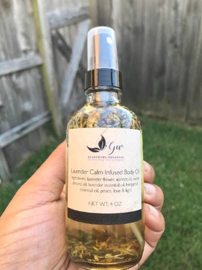 Lavender Infused Oil for wholesale by GlassWing Organics