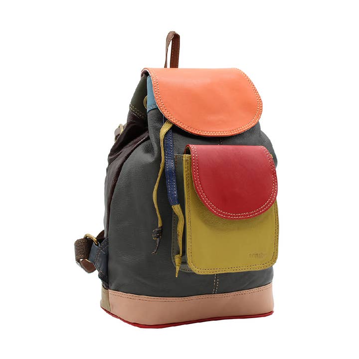 Olive plain · Sac à dos pour la vente par Soruka