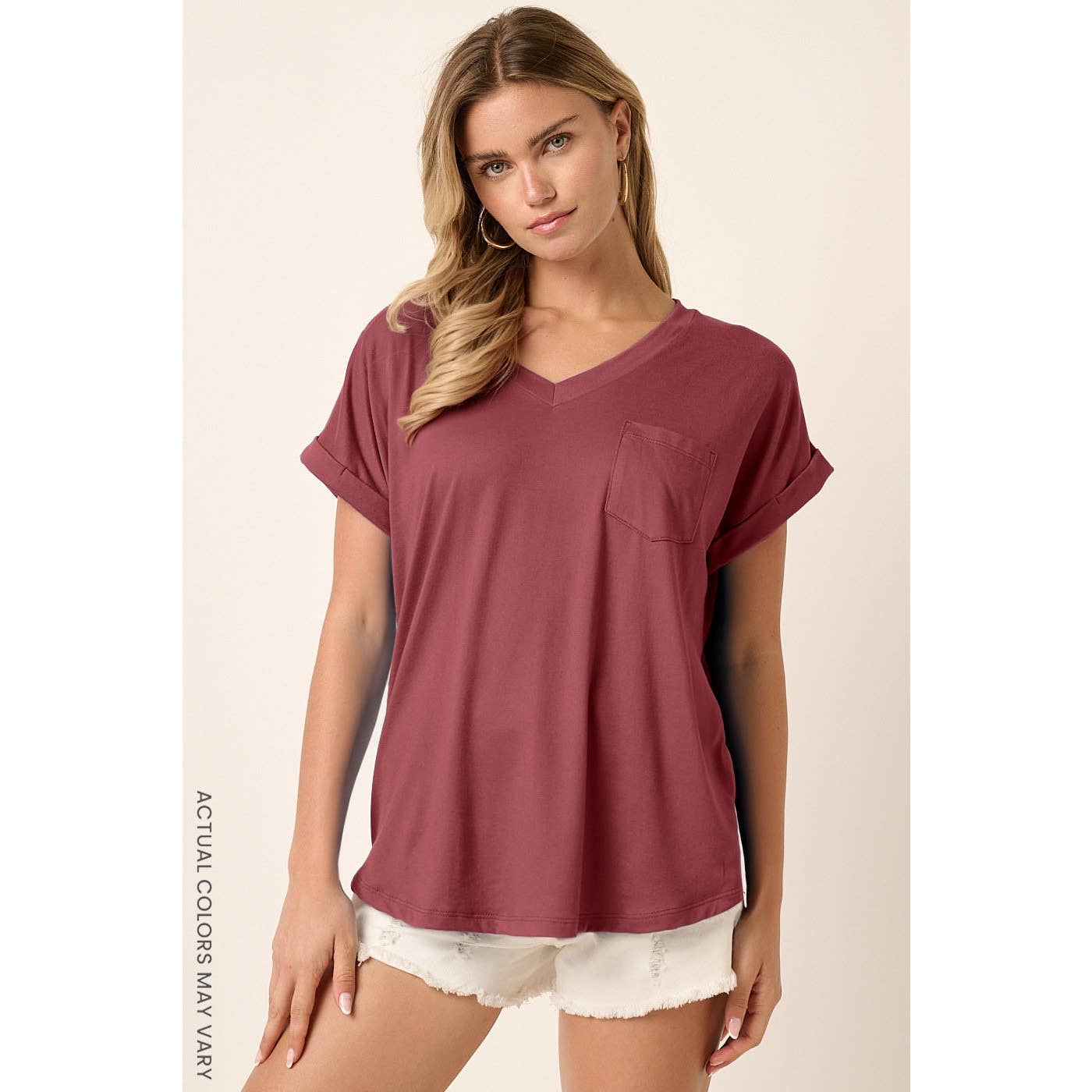 mittoshop – Engroshandel Strikket top - Dame – T9153 - DTY V-HALS MED 1 LOMMEDETALJE DOLMAN STRIKKET TOP15