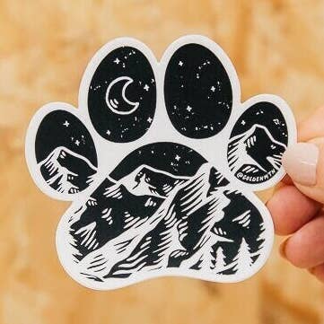 Adventure Paws Dog Vinyl Decal for Bumper, Van, Laptop for wholesale by Golden Mountain