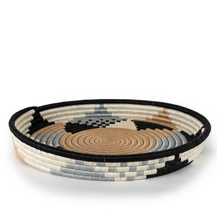 Azizi Life - Wholesale Decorative Plate/Dish/Bowl - Boutique Diversiform Gray Woven Bowls10