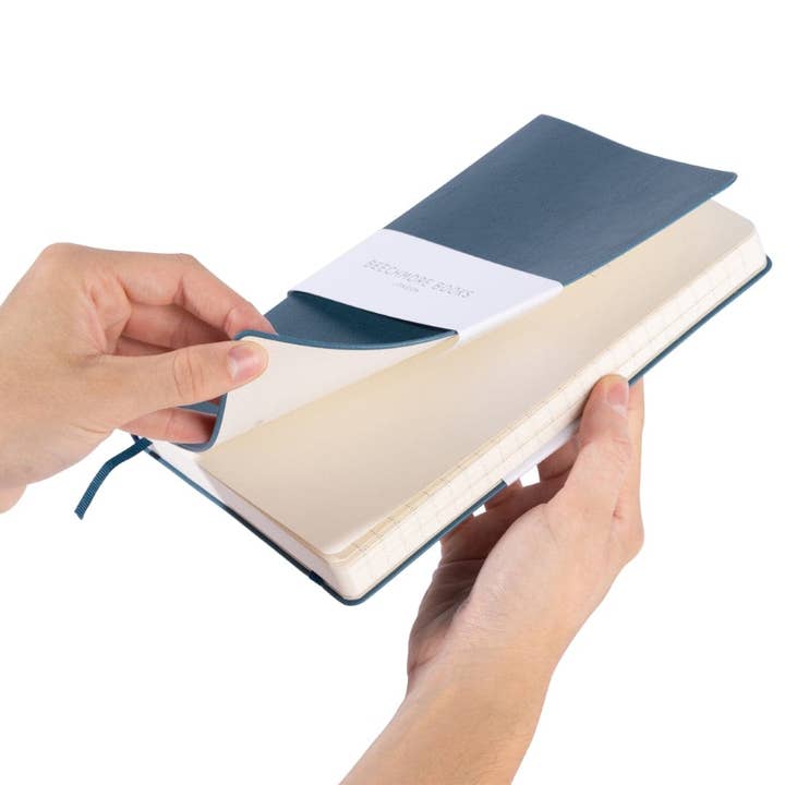 A5 Softcover Ruled Notebook - Symphony Blue for wholesale on Faire