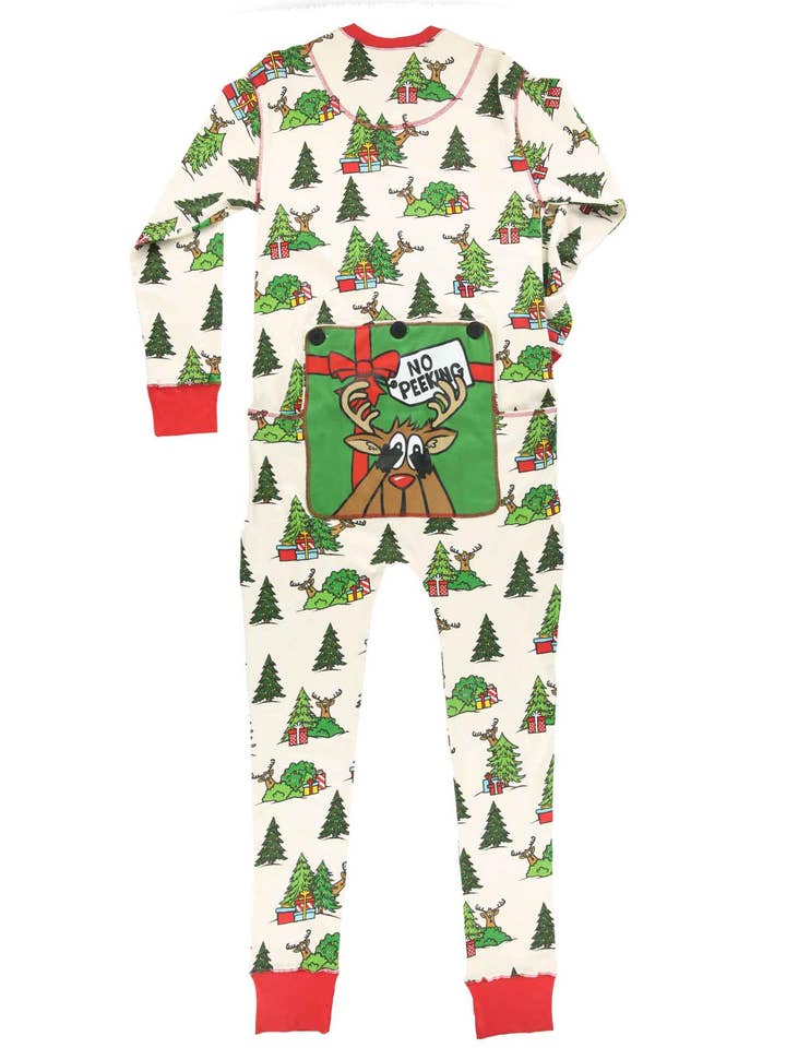 No Peeking Red Adult Flapjack for wholesale by Lazy One