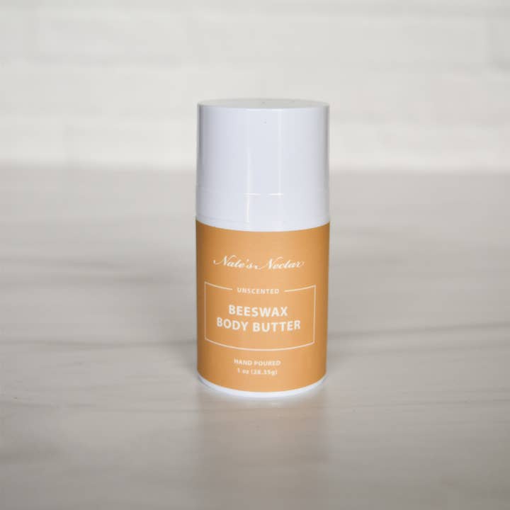 Nate's Nectar - Wholesale Body Balm/Butter - Unscented Beeswax Body Butter
