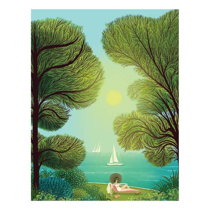 No SRP - Lounging Lady Birthday Card for wholesale by Studio Eleven Papers