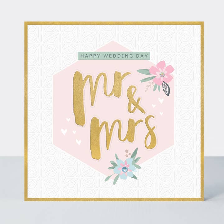 Peony - Hr & Mrs/prægning for engroshandel hos Rachel Ellen Designs