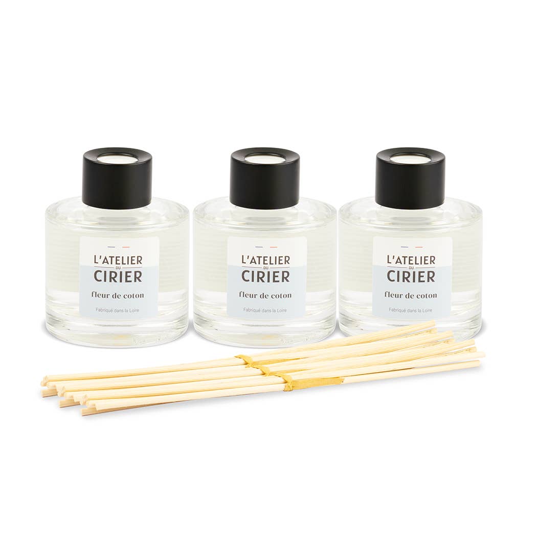L'atelier du Cirier - Wholesale Reed Diffuser - Cotton Flower Rattan Fragrance Diffuser2
