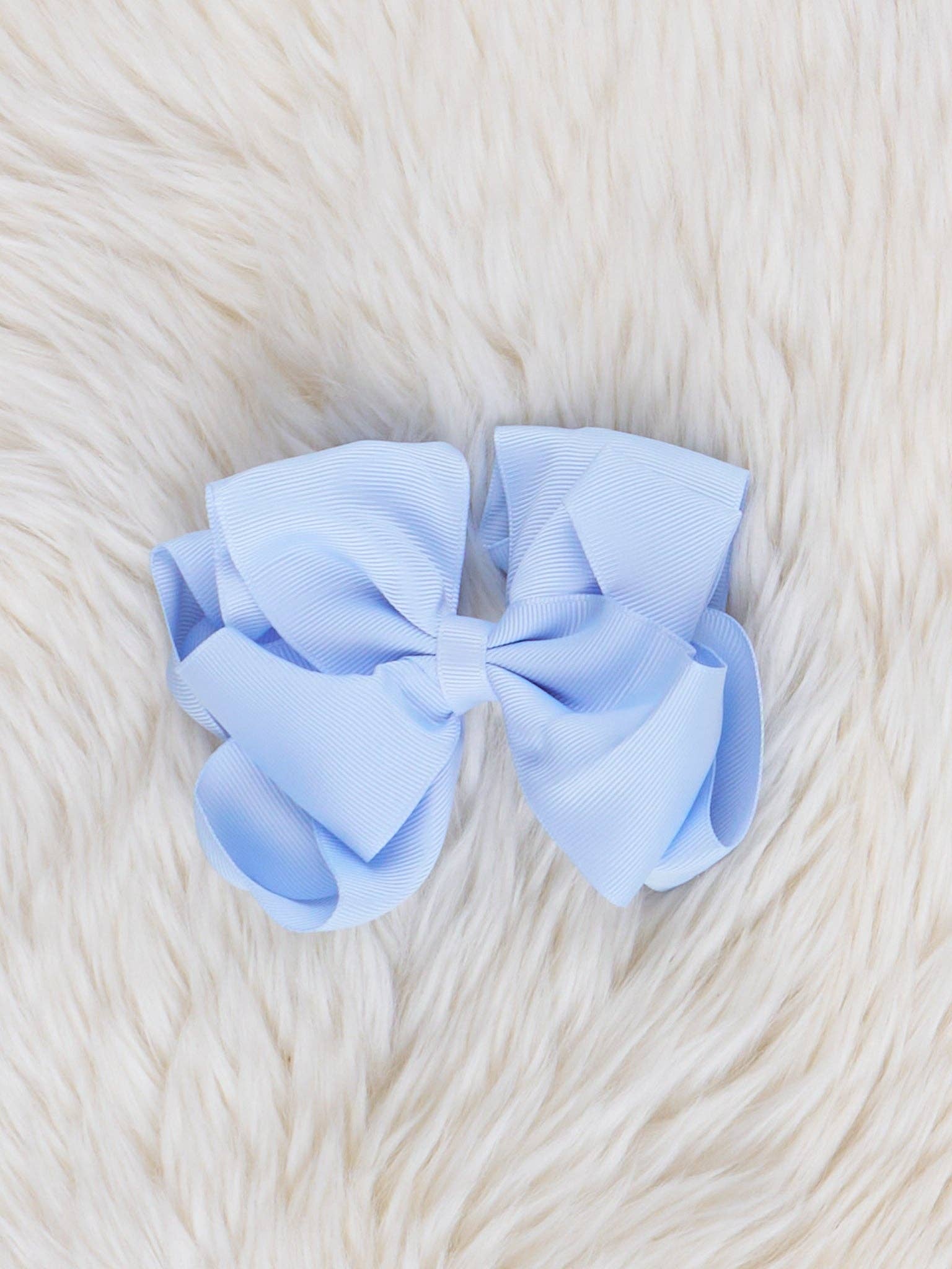 Marie Nicole Clothing - Wholesale Hair Bow - Kids - Double Layer Bow 5 Inch - 70 Colors Available13