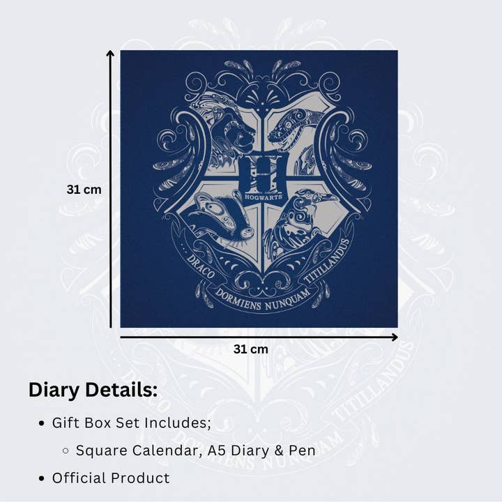 HARRY POTTER MOVIE 2026 CALENDAR AND DIARY GIFT BOX SET for wholesale by Danilo Promotions Ltd